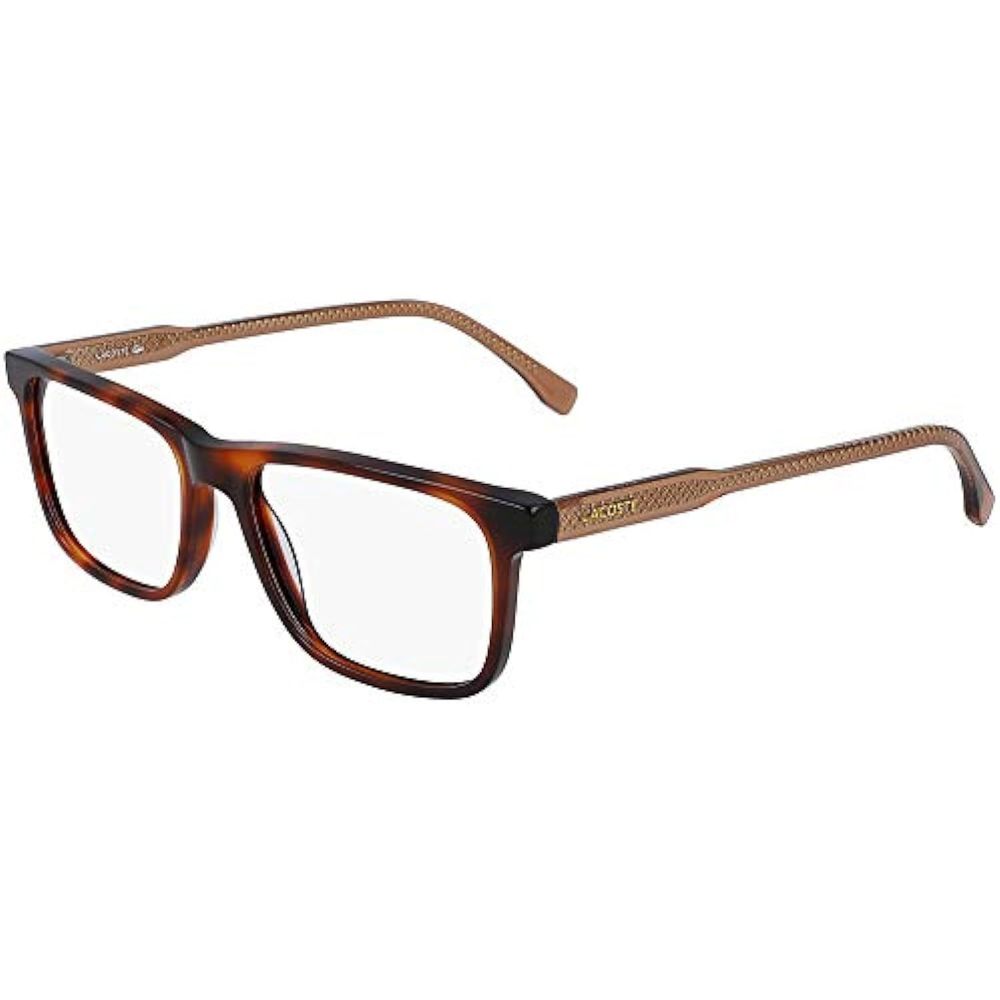 NEW LACOSTE L2852 220 Red Havana Eyeglasses 55mm with Lacoste Case